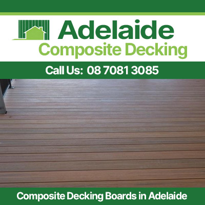 Low maintenance composite decking with realistic brown wood grain appearance in Adelaide